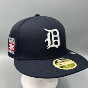 New Era 59FIFTY Detroit Tigers Hall of Fame Cooperstown Collection Hat, Sz 7 1/2